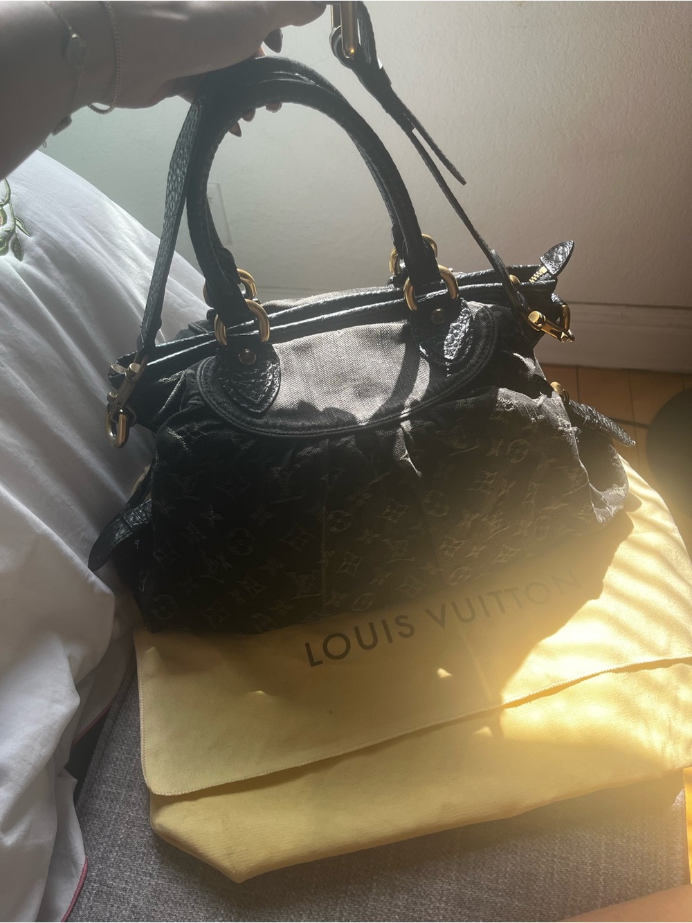 Louis Vuitton Monogram Denim Neo Cabby MM